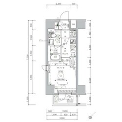 ベルシード立川の物件間取画像